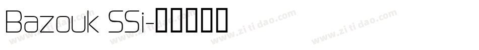Bazouk SSi字体转换